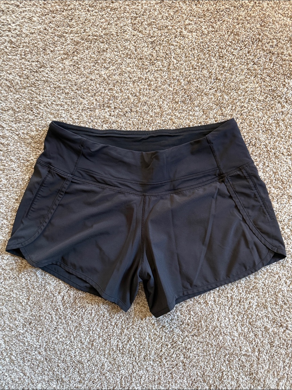 lululemon athletica Women's Black Athletic Shorts